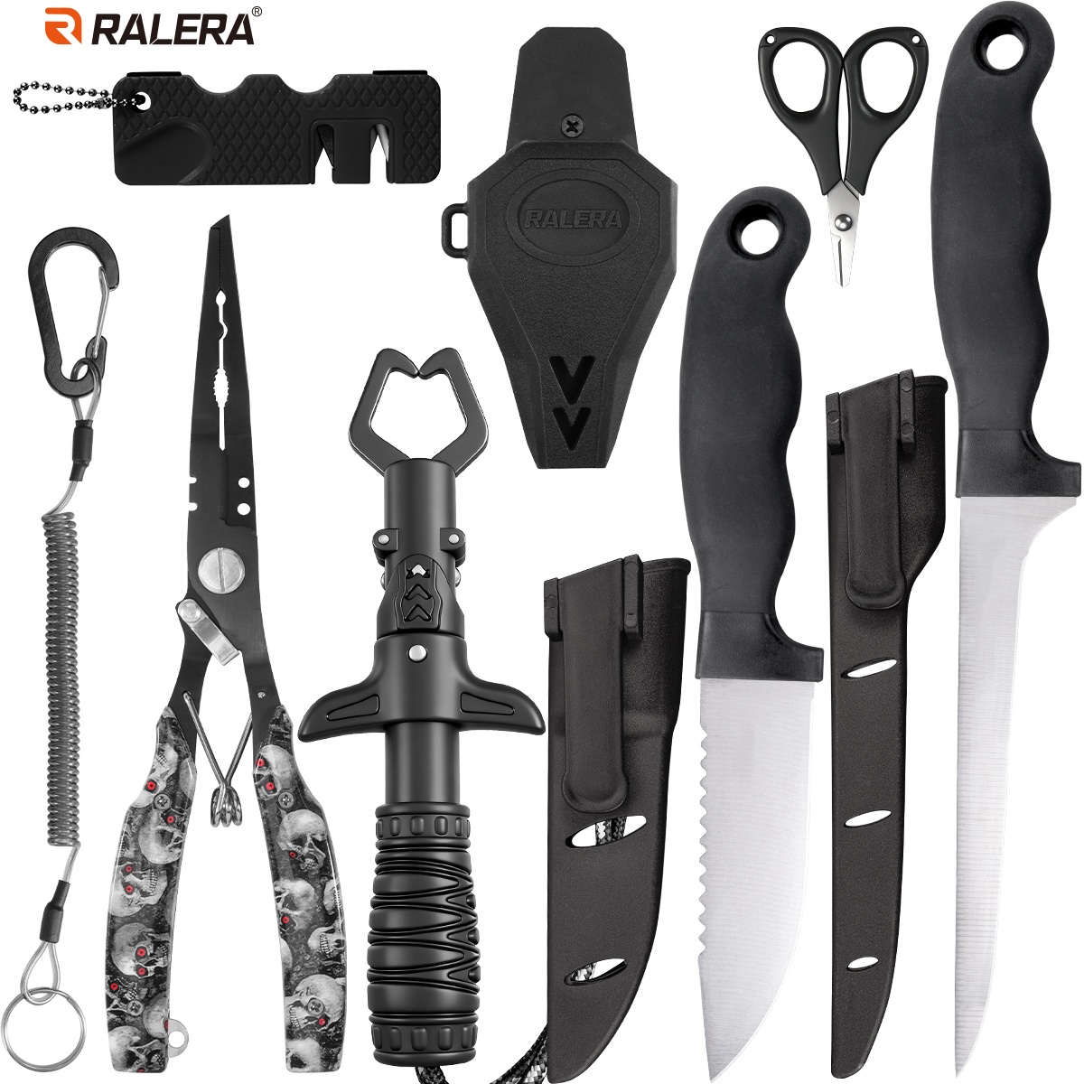 Fishing Equipment Essentials - Visgereedschap voor kunstaasvissen: visgrijper, vistang, visschaar,