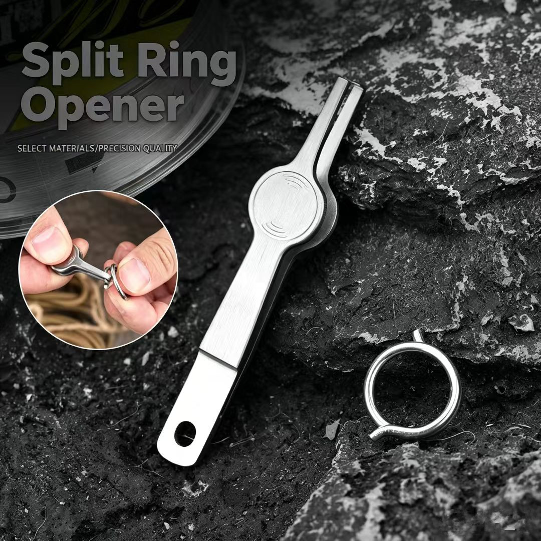 Fishing Equipment Cheap - Splitringopener visgereedschap, roestvrijstalen splitringtang voor kunstaas,