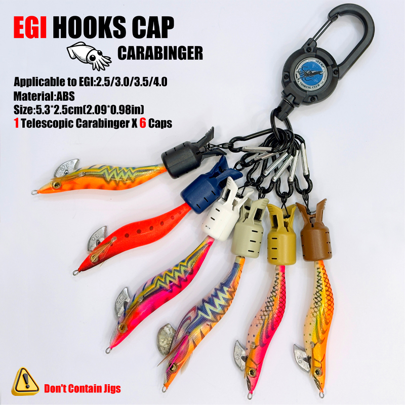 Inktvis Jig Haak Caps en Karab - Fishing Equipment Carp recensie en prijs